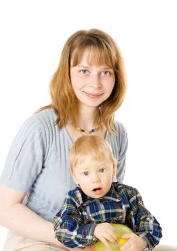 Mother with son Stock Photos
