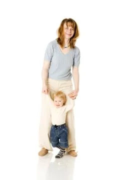 Mother with son Stock Photos