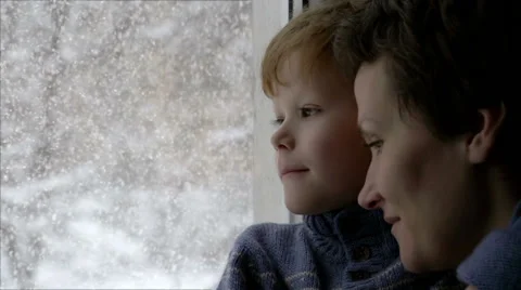 Mother with Young Son Stock Footage 44978212