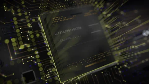 Motherboard 3D generated. Stock-Footage 306592101