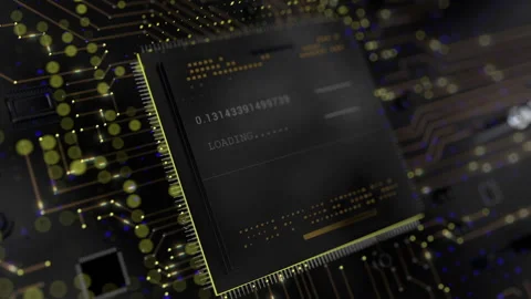 Motherboard 3D generated. type 2 스톡 동영상 306592161