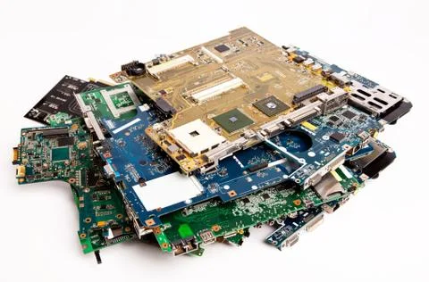 Motherboard composition Stock Photos