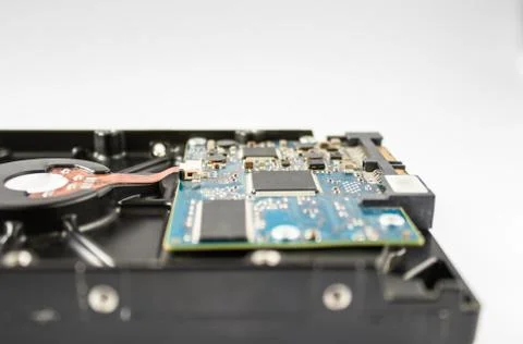 Motherboard, computer processor. 写真素材