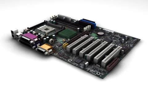 Motherboard Stock Illustration