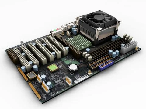 Motherboard Stock Illustration