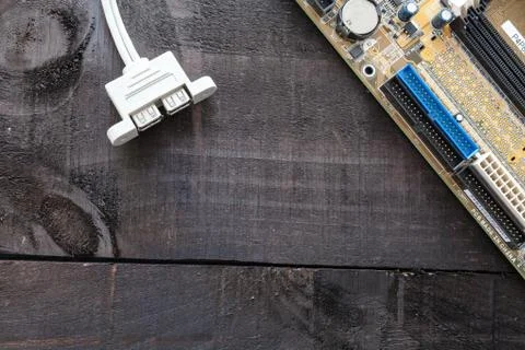 Motherboard  PC components Stock Photos