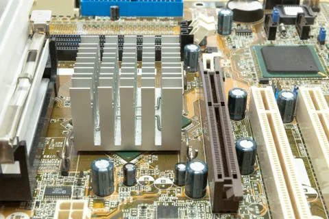 Motherboard  PC components Stock Photos