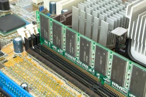 Motherboard  PC components Stock Photos