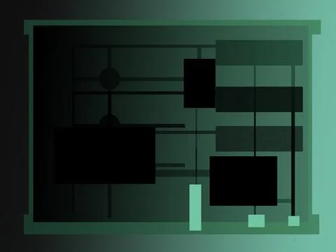 Motherboard theme Stock Illustration