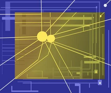 Motherboard theme Stock Illustration