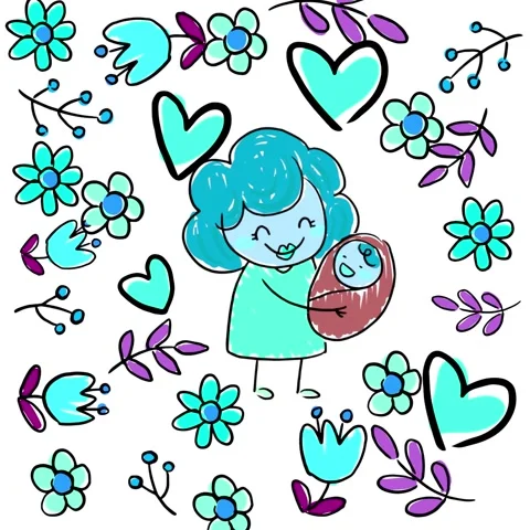 Mother's day background Stock Footage 240064786