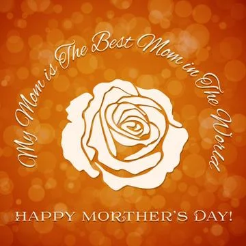 Mothers day background Stock Illustration