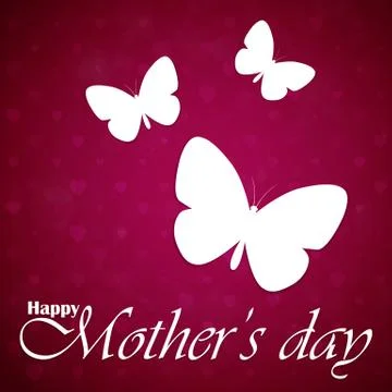 Mothers day background Stock Illustration