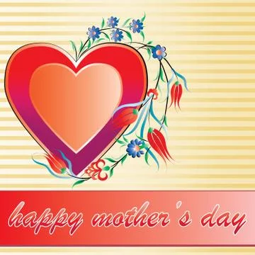 Mother's day Stock Illustration
