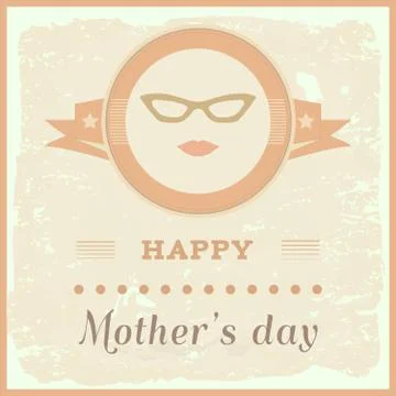 Mothers day Stock Illustration