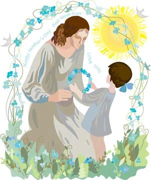 Mother's Day Stock Illustration