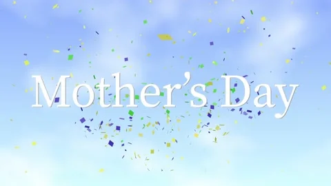 Mother's Day Message Gift Present Motion Graphics Stock Footage 163866122
