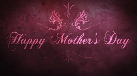 Mother's Day Title  background Stock Footage 50622174