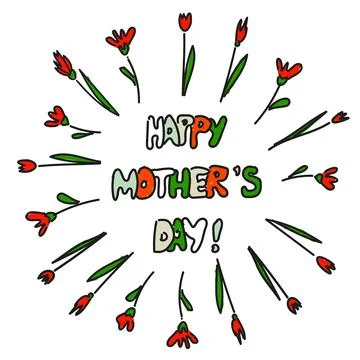 MothersDay6 Stock Illustration