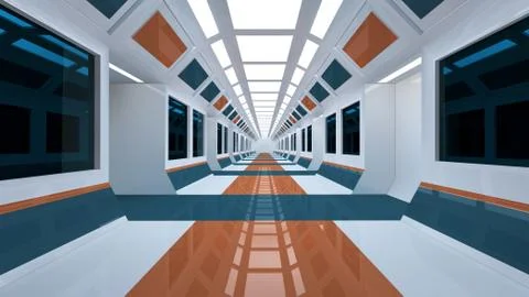 Mothership interior Stock Illustration