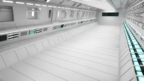Mothership interior Stock Illustration