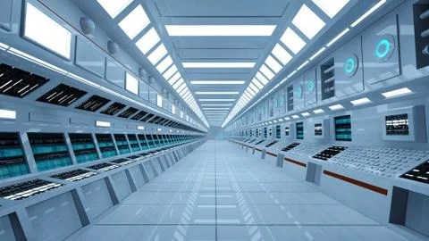 Mothership interior Stock Illustration