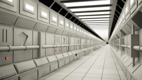 Mothership interior Illustrazione stock