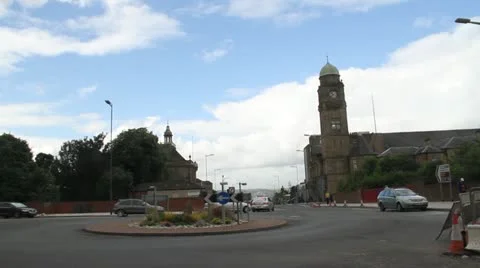 Motherwell Scotland Stock Footage