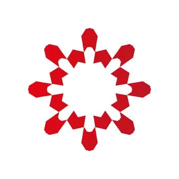 Motif for angular decor, Catchy, simple to use, shape icon Stock Illustration