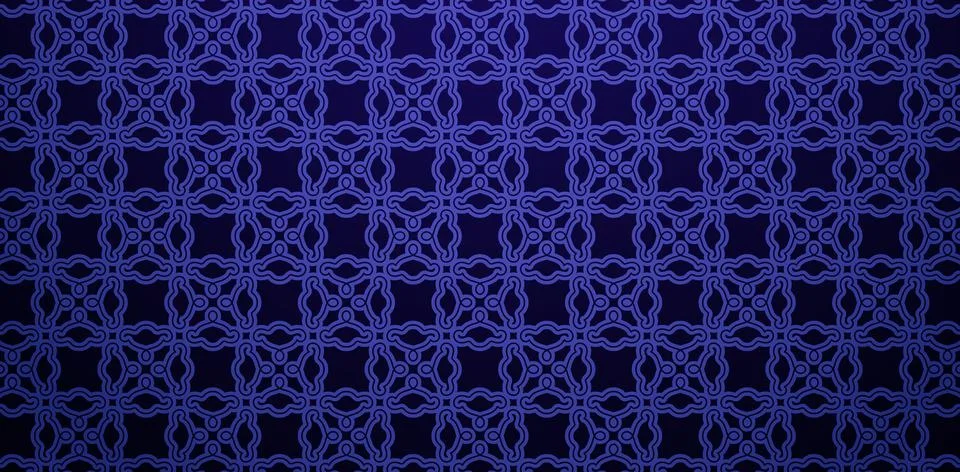 Motif batik pattern dark blue colors Stock Illustration