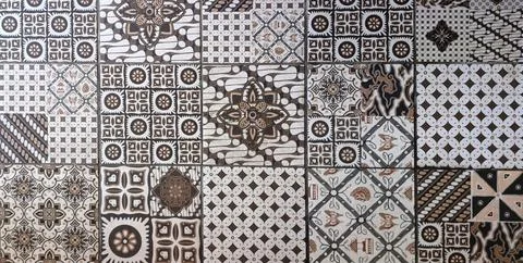 Motif Batik Stock Photos