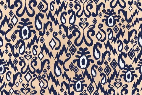 Motif fabric patterns Stockillustratie