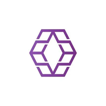 Motif logo simple angular logo can be used for textilemodern corporate, abstract Stock Illustration