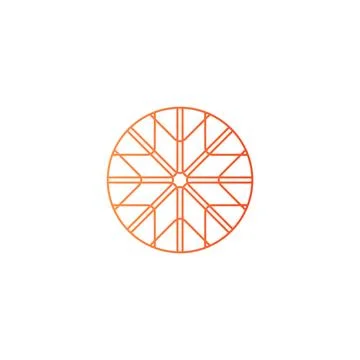 Motif logo simple angular logo can be used for textilemodern corporate, abstract Stock Illustration