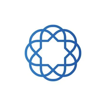 Motif logo simple angular logo can be used for textilemodern corporate, abstract Stock Illustration