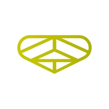 Motif logo simple angular logo can be used for textilemodern corporate, abstract Stock Illustration