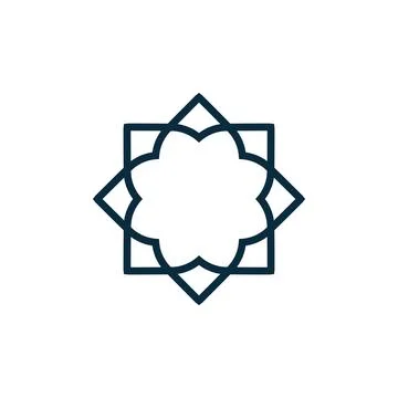 Motif logo simple angular logo can be used for textilemodern corporate, abstract Stock Illustration