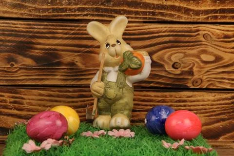 Motifs on Easter theme Stock Photos