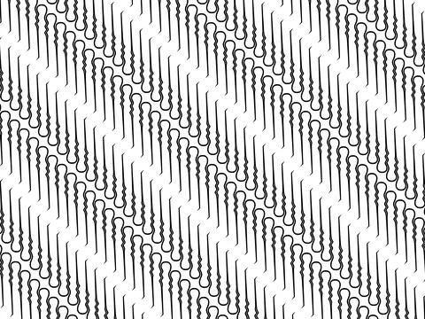 Motifs Pattern inspired by Indonesian Batik Parang Pattern 스톡 일러스트