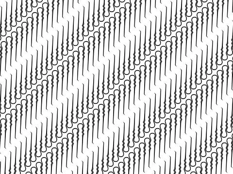 Motifs Pattern inspired by Indonesian Batik Parang Pattern 스톡 일러스트