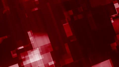 Motion Abstract box red background with stripes. Minimalist red background w Stock Footage 283982204