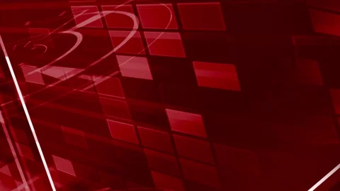Motion Abstract box red background with stripes. Minimalist red background w Stock Footage 283982737