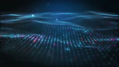 Motion of Abstract digital data flow. Transferring of big data background. Stock Footage 201702648