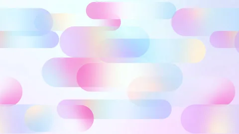 Motion abstract  geometric shapes  animation. gradient objects background Stock Footage 194843742