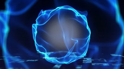 Motion abstract of particle form seamless. Stock Footage 88480388