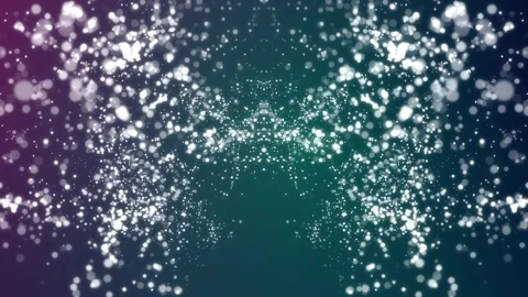 Motion abstract of particles. Seamless loop 4k video Stock Footage 344887478