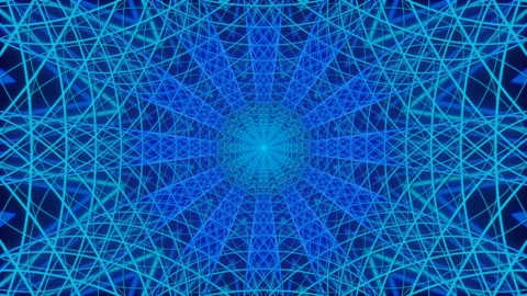 Motion abstract shape on blue background, loop Stock Footage 131666988