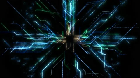 Motion abstract technology concept background Video stock 132769706