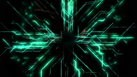 Motion abstract technology concept background Video stock 132772824