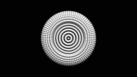 Motion of abstract white eye, Video animated background. Stock Footage 178734394